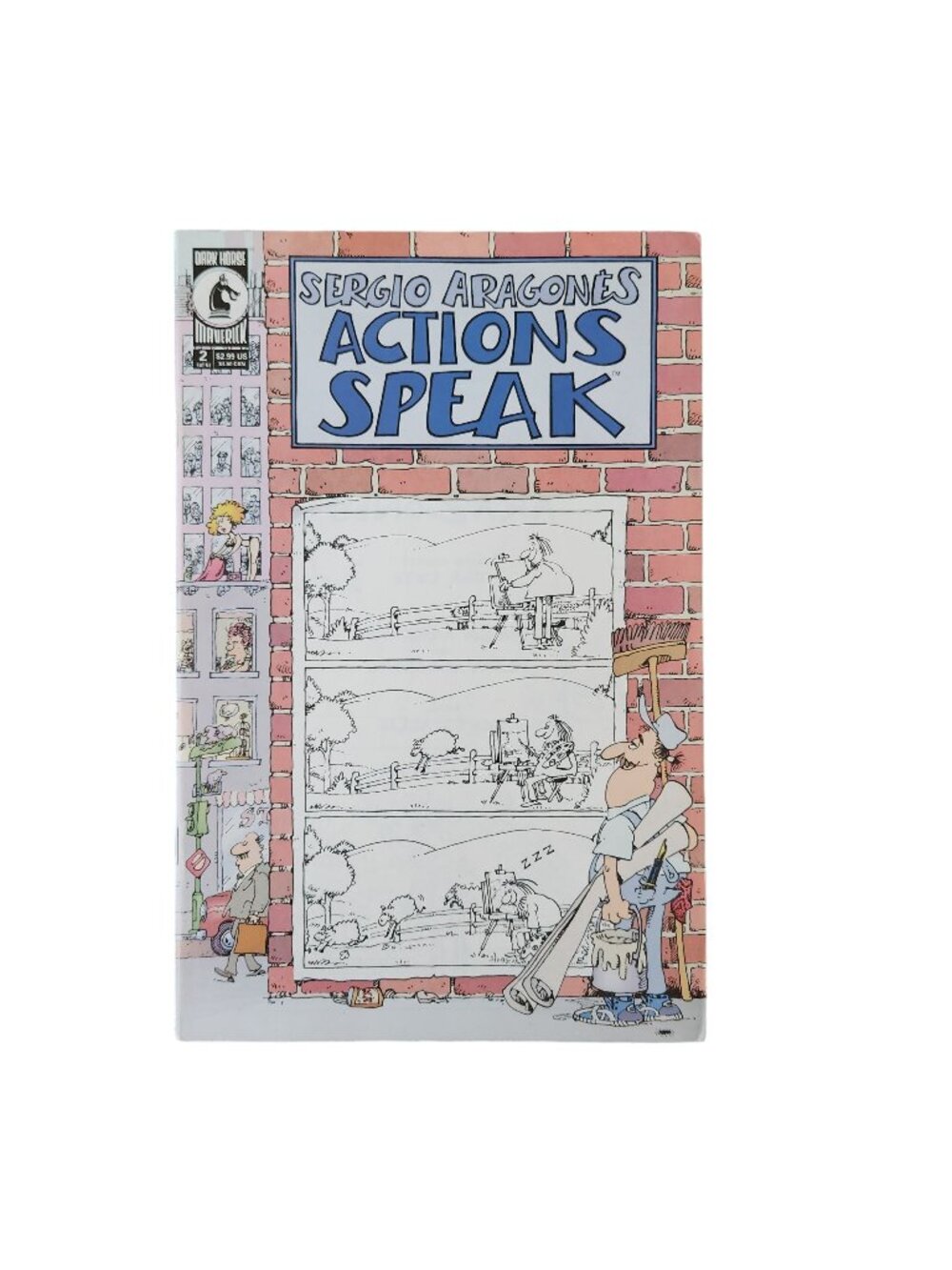 Dark Horse Actions Speak #2 2001 Comic Book Collector Bagged Boarded